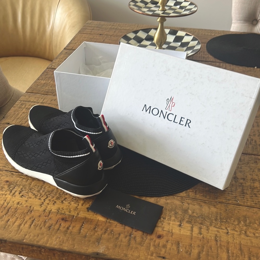 Moncler Black Giroflee Sock Sneakers